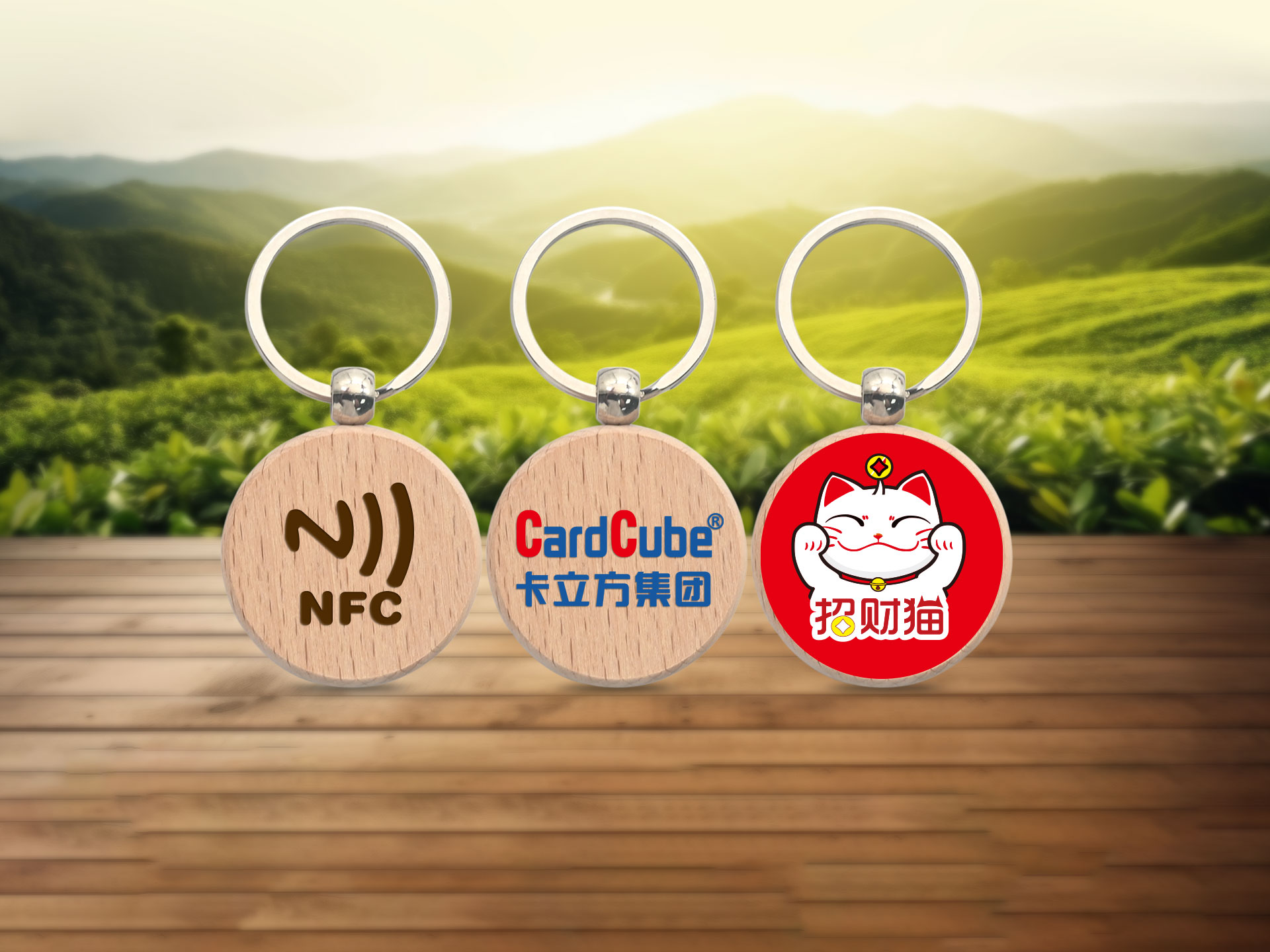 自然臻品，智啟未來｜卡立方集團RFID智能木卡工廠環保木質NFC鑰匙扣源頭廠家